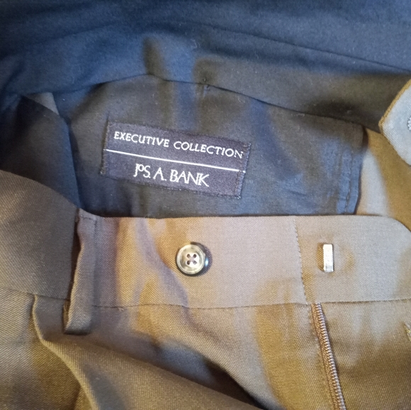 Jos A Bank Executive Wool Pleated Dress Pants 40L - Picture 3 of 6